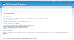 Desktop Screenshot of latindiscussion.com